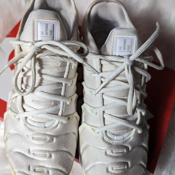 Nike Air Vapormax Plus \'White & Pure Platinum\' Size 9 style 924453100 main image 15